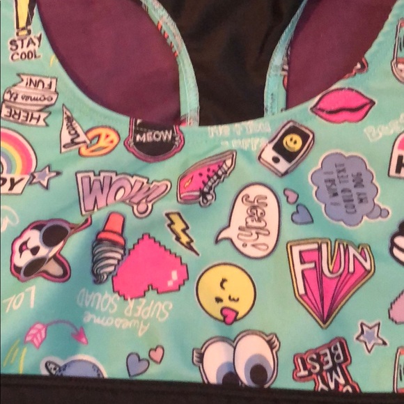 Justice sports bras girls size 34. - Picture 3 of 3